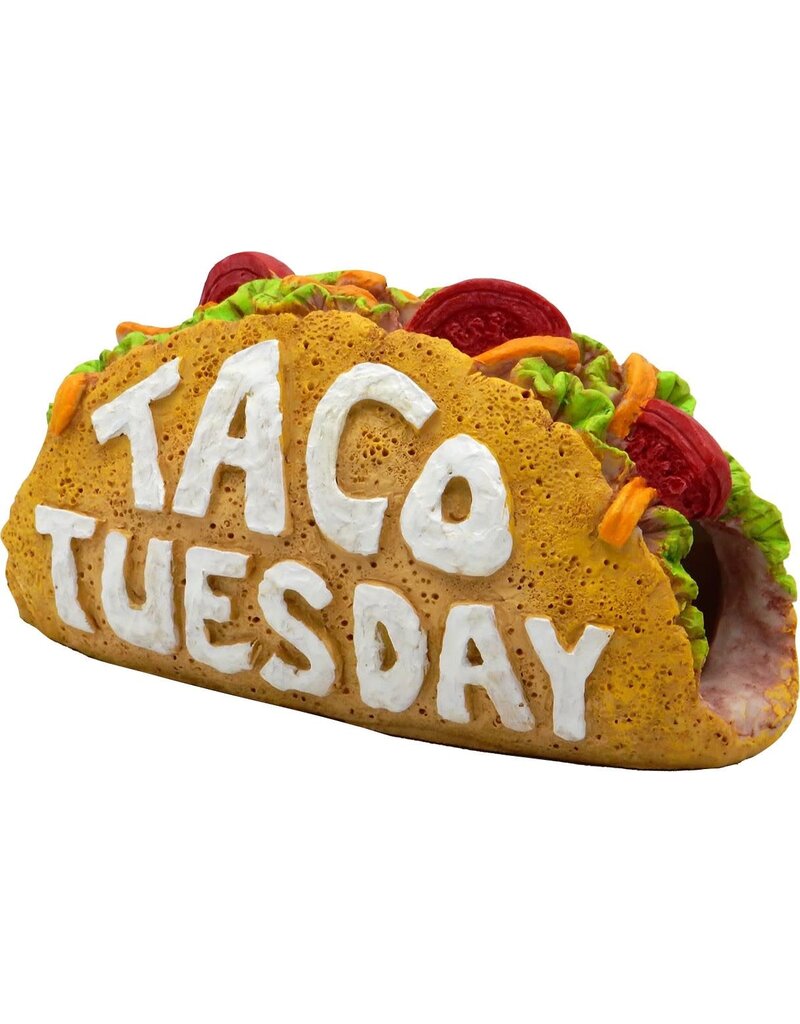 Blue Ribbon Pet Exotic Environments Taco Tuesday Sm Aquarium Ornament