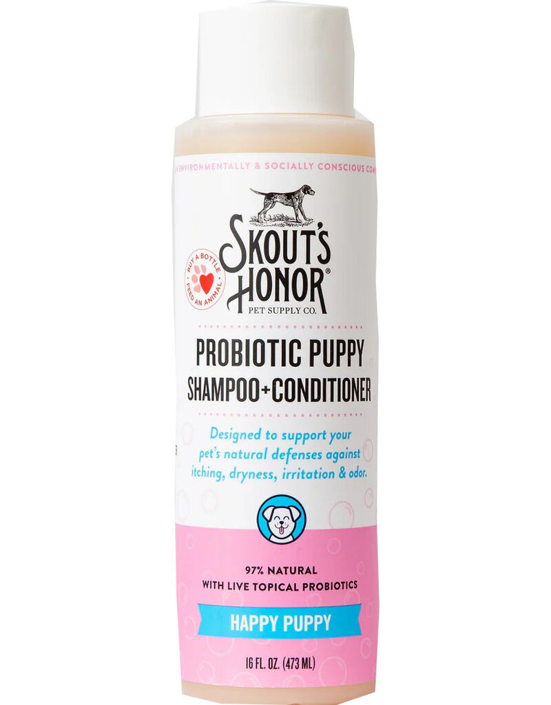 Skout's Honor Probiotic Shampoo and Conditioner Puppy Lilac/Linen 16 Oz