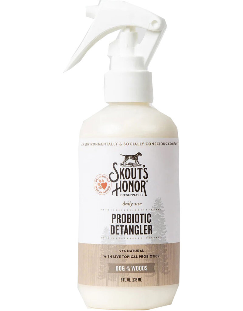 Skout's Honor Probiotic Daily Use Detangler Spray Sandalwood/Vanilla 8 Oz