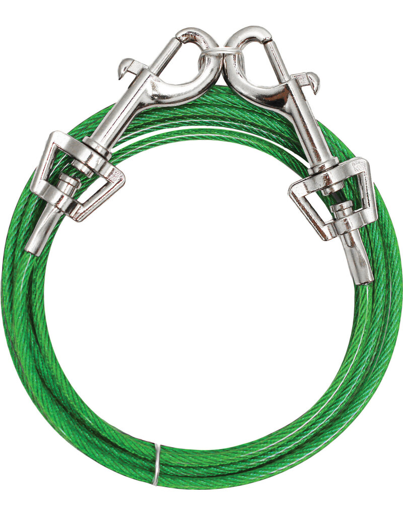 Boss/Pet Edge Boss Pet Tie-out 10lb puppy 20ft Swivel Snap