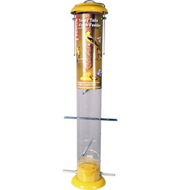 More Birds TUBE TOPSY TAILS FINCH FEEDER 1.5 lb capacity yellow