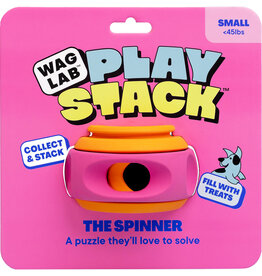 Waglab Waglab The Spinner Play Stack For Dogs Sm Pink/Orange
