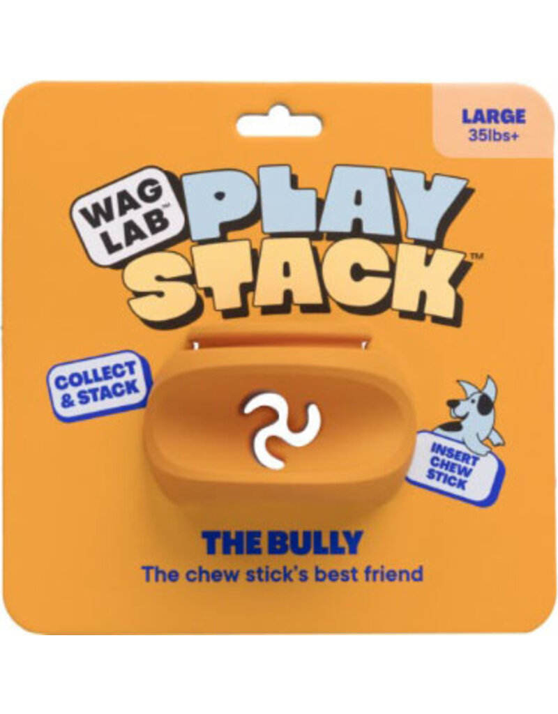 Waglab Waglab The Bully Play Stack For Dogs Lg Orange