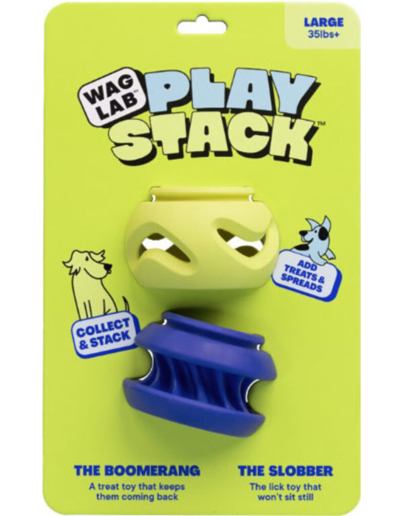 Waglab Waglab The 2-Pack Play Stack For Dogs Lg Multi