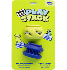 Waglab Waglab The 2-Pack Play Stack For Dogs Sm Multi