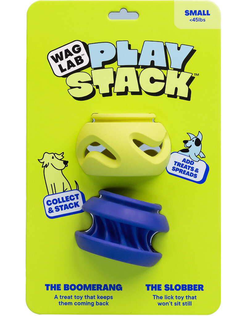 Waglab Waglab The 2-Pack Play Stack For Dogs Sm Multi