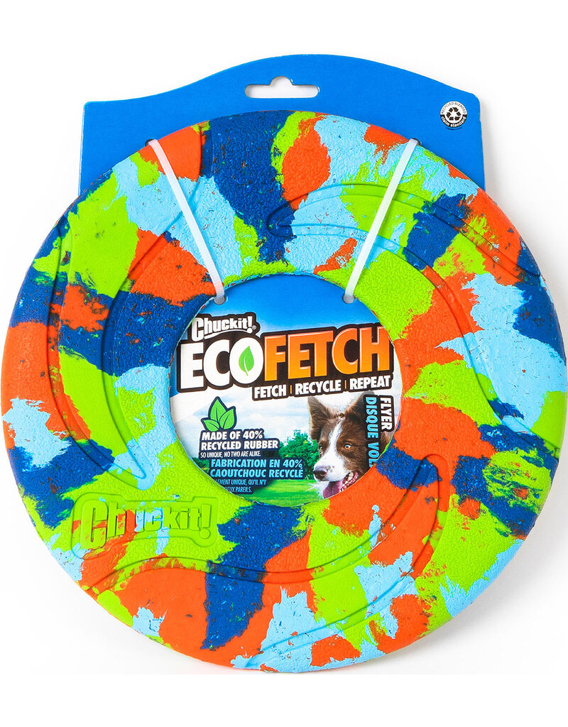 Chuck It! Chuck it Ecoflex Recycled Rubber Flyer Dog Toy Medium