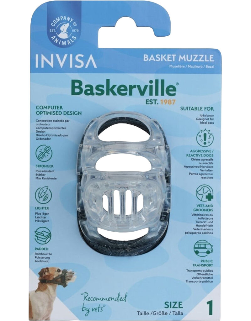 The Company of Animals Invicta Clear Dog Muzzle