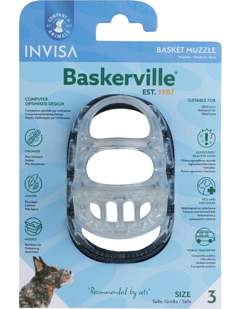 The Company of Animals Invicta Clear Dog Muzzle