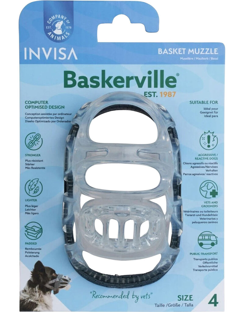 The Company of Animals Invicta Clear Dog Muzzle