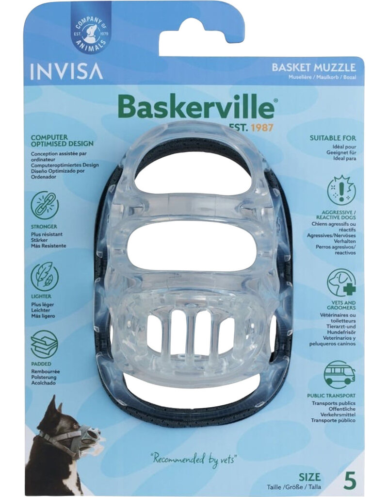 The Company of Animals Invicta Clear Dog Muzzle