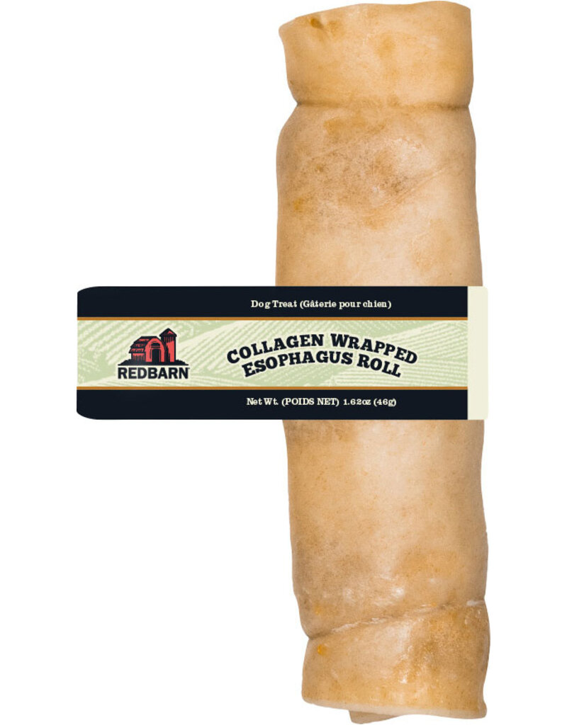Redbarn Redbarn Collagen Wrapped Esophagus Roll Dog Treat 2.66 Oz