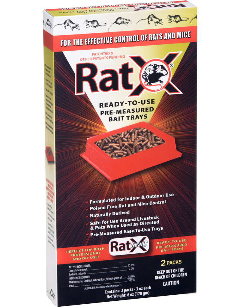 Ecoclear Rat X Pre-Filled Bait Trays 2 Pk
