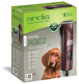 ANDIS Andis  Proclip AGC Super 2 Speed Clipper For Pets Burgandy