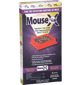 Ecoclear Mousex Ready Trays Pre-measured Rodent Bait Trays 2 Pk