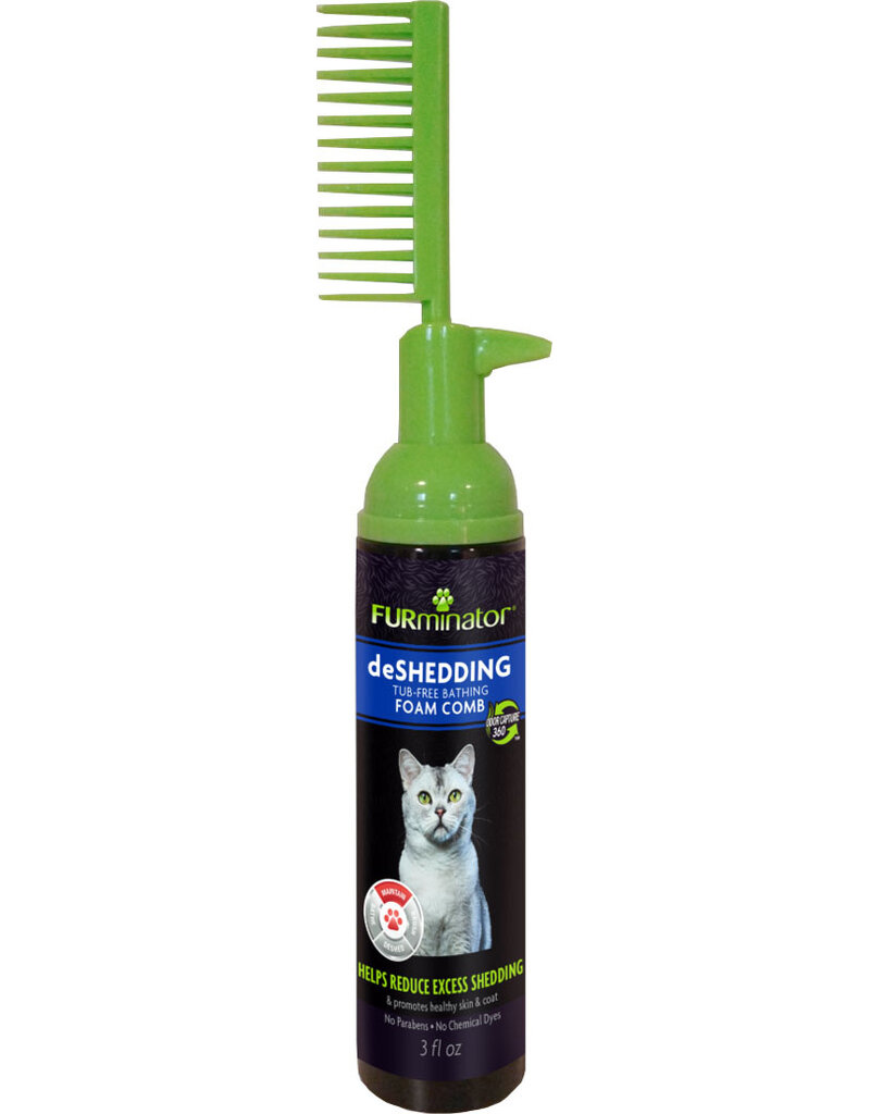 Furminator Furminator Rinse Free Foam Comb Cat 3 Oz