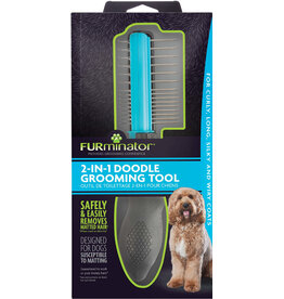 Furminator Furminator Doodle Grooming Tool Gray/Blue