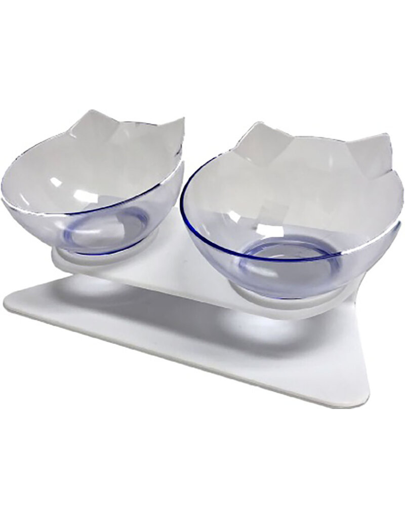 Goo-Eez Goo-Eez Inclined Double Feeder Cat Bowl