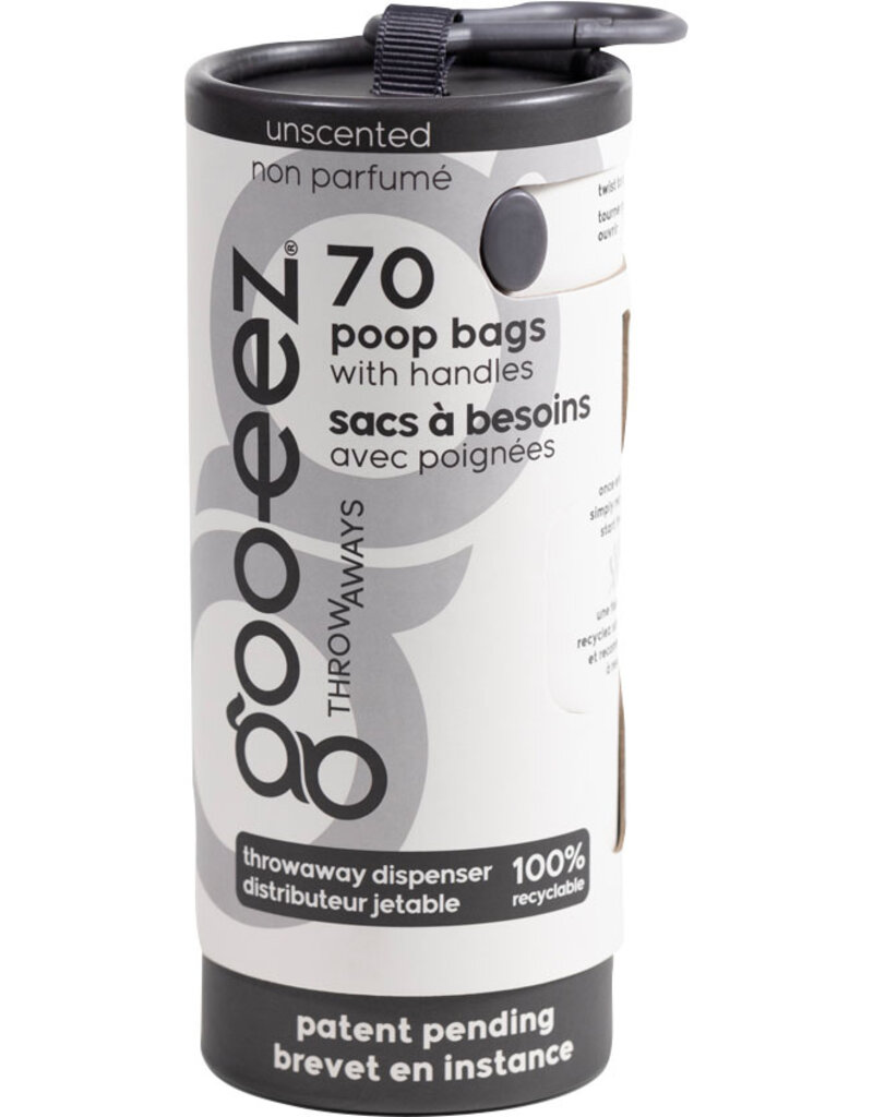 Goo-Eez Goo-Eez Eco-Friendly Poop Bags W/Dispenser 70 Ct