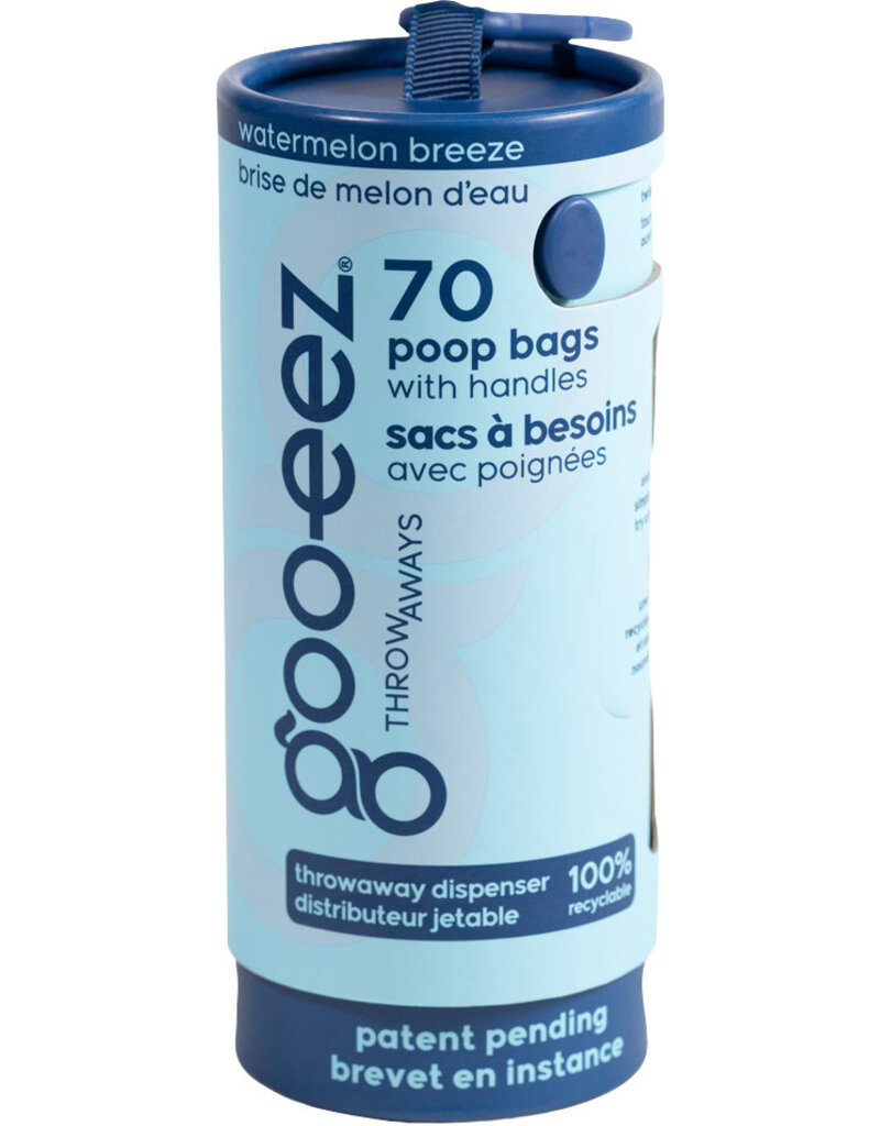Goo-Eez Goo-Eez Eco-Friendly Poop Bags W/Dispenser 70 Ct
