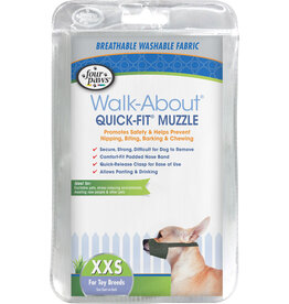 Four Paws Four Paws Walk About Quick Fit  Dog Muzzle XXSmall