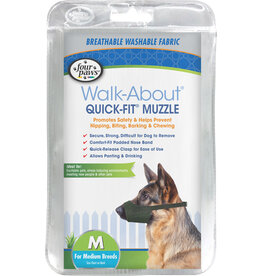 Four Paws Four Paws Walk About Quick Fit Dog Muzzle Medium