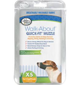 Four Paws Four Paws Walk About Quick Fit Dog Muzzle XSmall