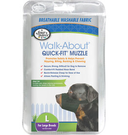 Four Paws Four Paws Walk About Quick Fit Dog Muzzle Large