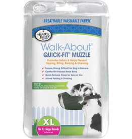 Four Paws Four Paws Walk About Quick Fit Dog Muzzle Xlarge