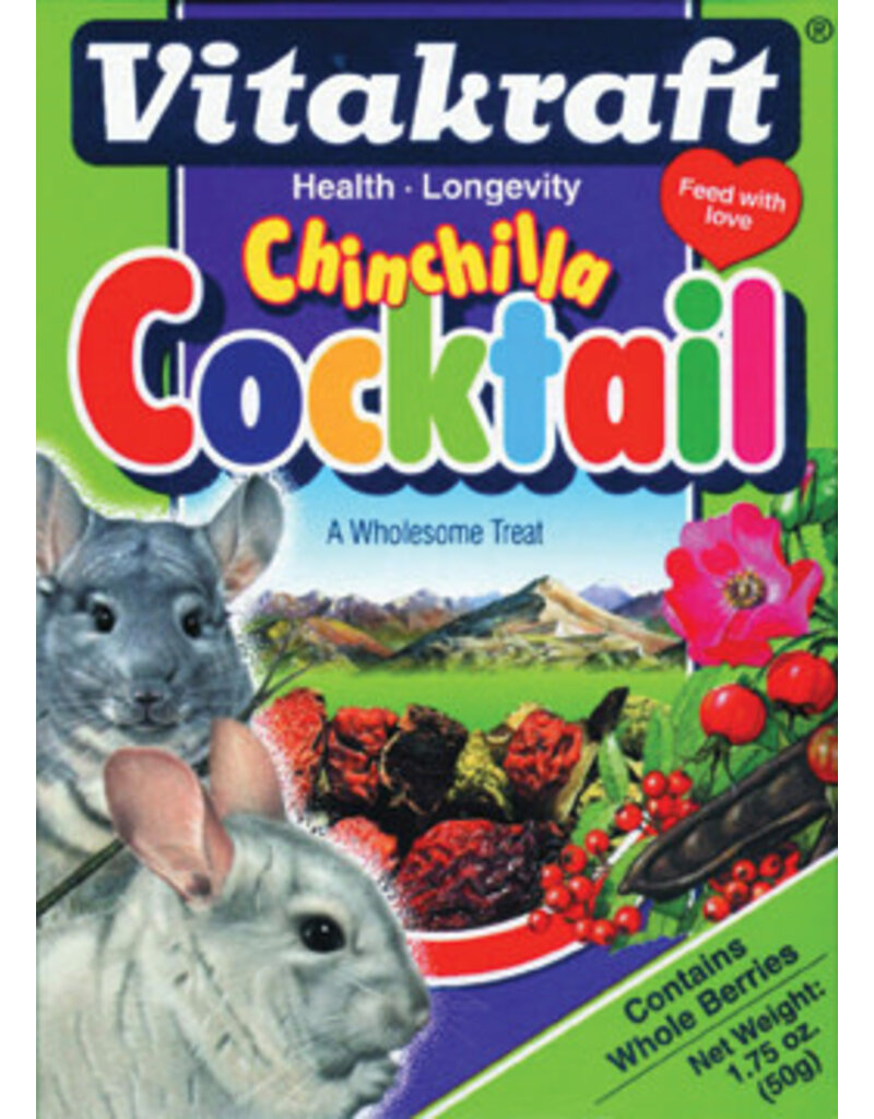 Vitakraft Vitakraft Chinchilla Cocktail Treats 4 Oz