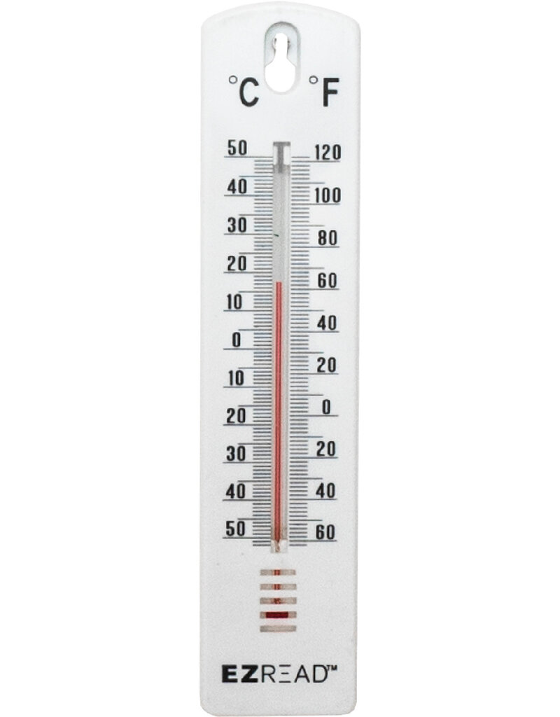 EZRead EZRead Indoor/Outdoor Thermometer White 6.5 In