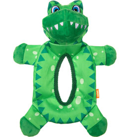 Growls Bruizers Dog Toy Gator Green