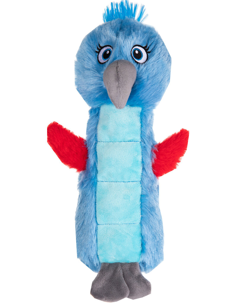 Growls Belly Burdz Dog Toy Blue