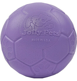 Jolly Pets Soccer Ball Dog Toy Lt Purple 8In