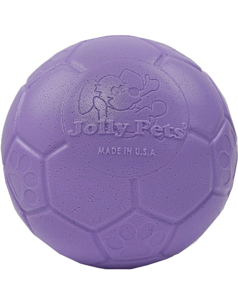 Jolly Pets Soccer Ball Dog Toy Lt Purple 8In
