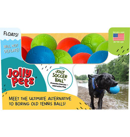 Jolly Pets Mini Soccer Ball Assorted 4 In