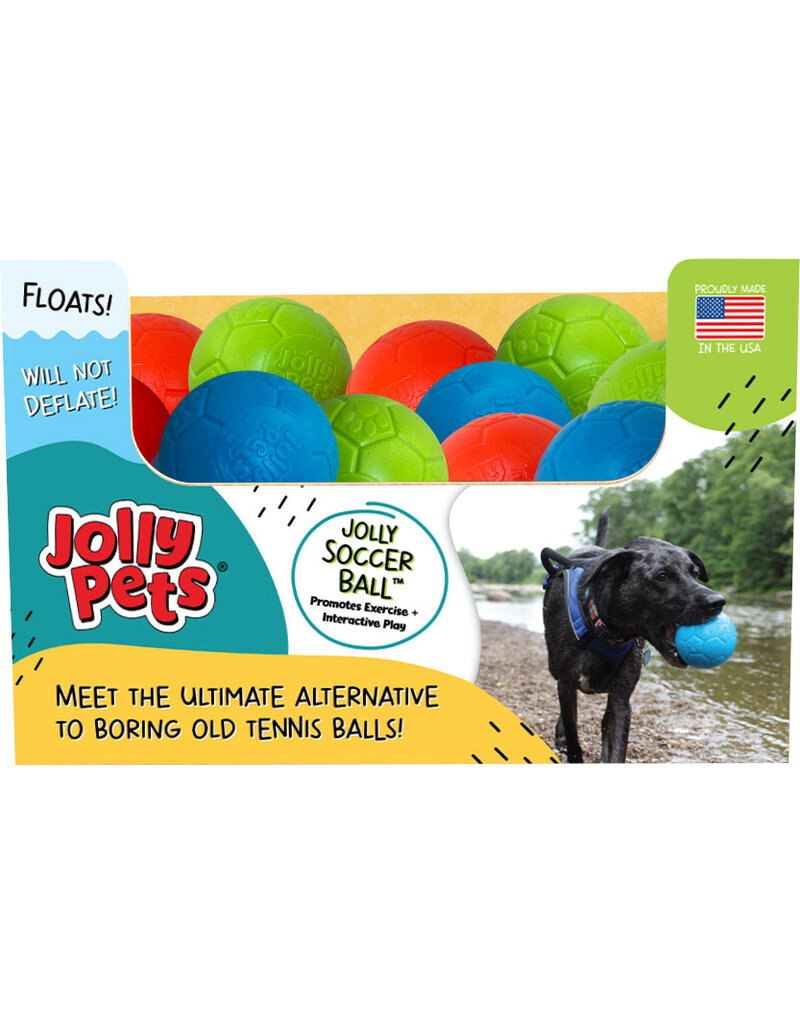 Jolly Pets Jolly Pet Mini Soccer Ball Assorted 4 In