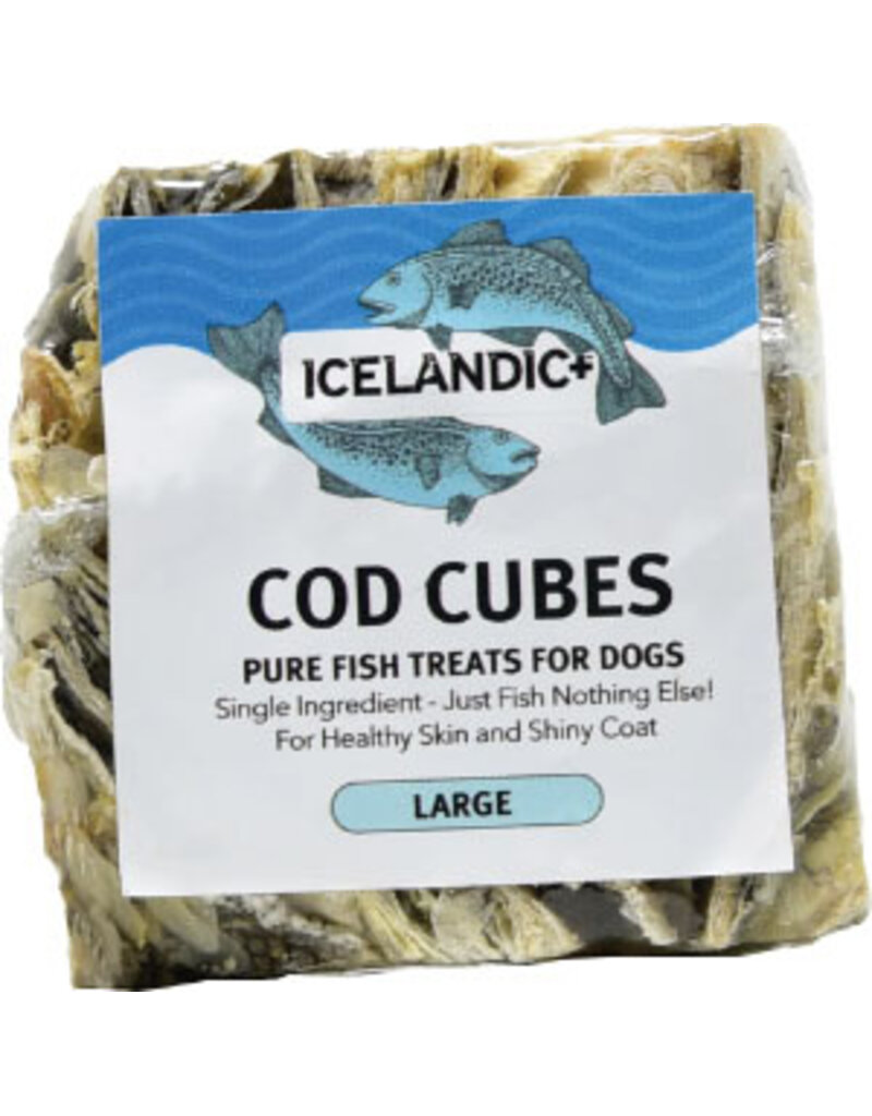 Icelandic Iceland Dog Cod Skin Cube 3 Oz