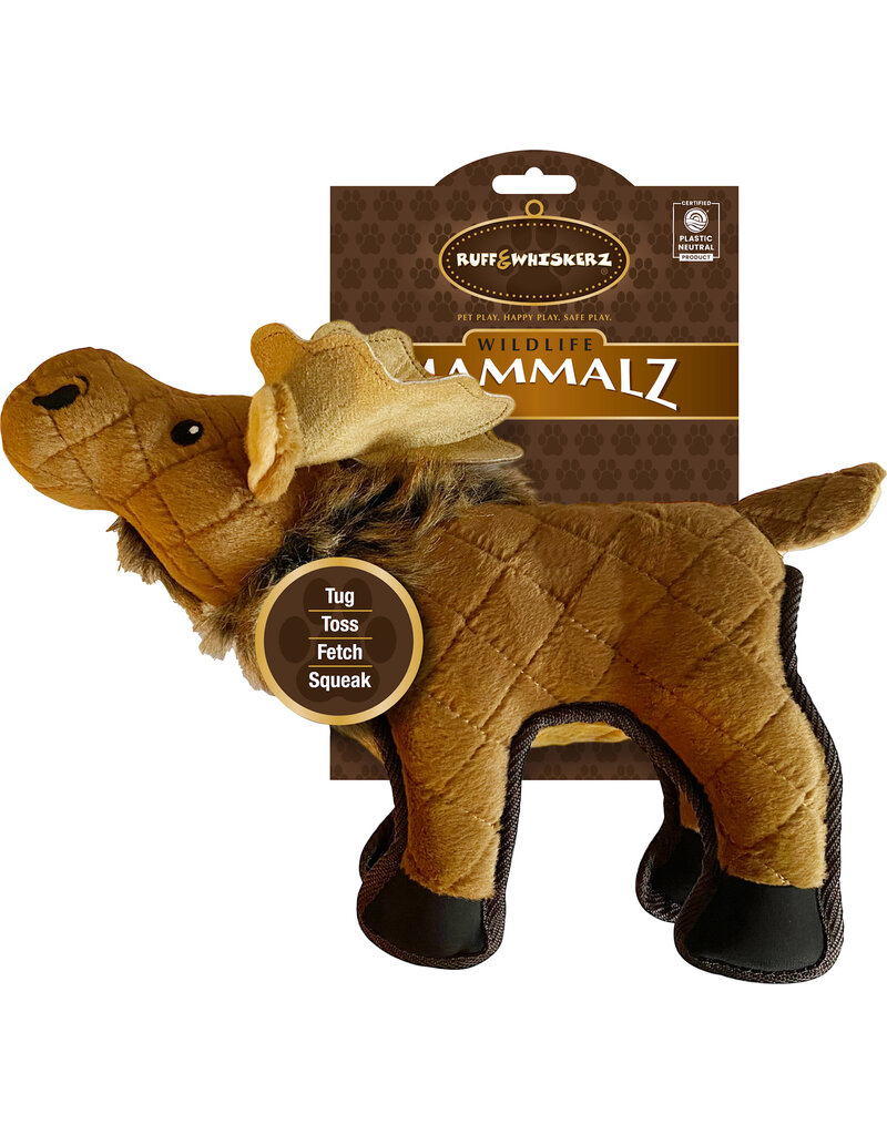 Ruff & Whiskers R&W Mammalz Moose/Bighorn Dog Toy Assortment