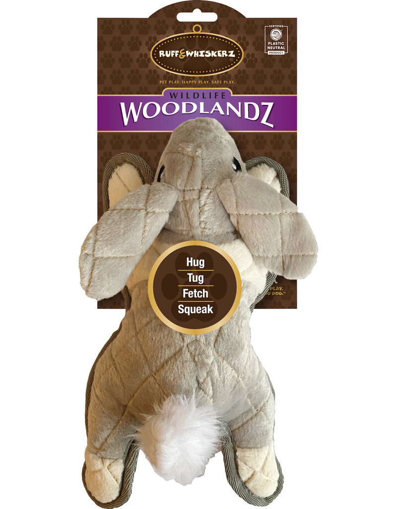 Ruff & Whiskers R&W Mammalz Rabbit/Squirrel Dog Toy Assortment