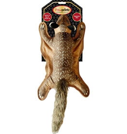 Pawprintz Pawprintz Squirrel Plush Dog Toy