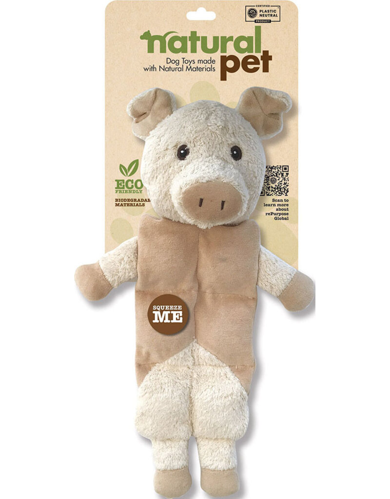 Natural Pet Natural Pet Pig Multi-Squeaker Dog Toy