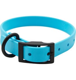 The Leather Brothers Zeta Biothane Dog Collar W/Black Hardware