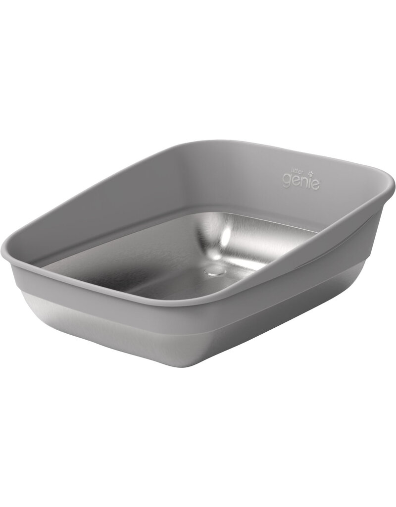 Litter Genie Litter Genie Stainless Steel Litter Box  Platinum