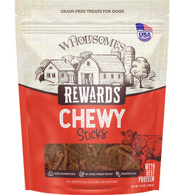 Wholesomes Wholesome Rewards Chewy Sticks Dog Treats Beef 25 Oz