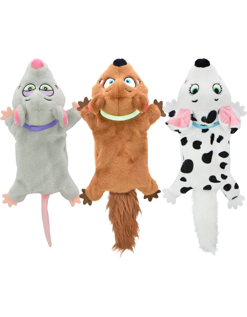 Multipet Inc Rumpus Rugs With Catnip Cat Toys Asst 10 In