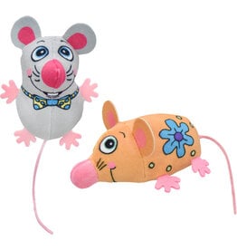 Multipet Inc Bops With Catnip Cat Toys Asst 3.5 In 2 Pk