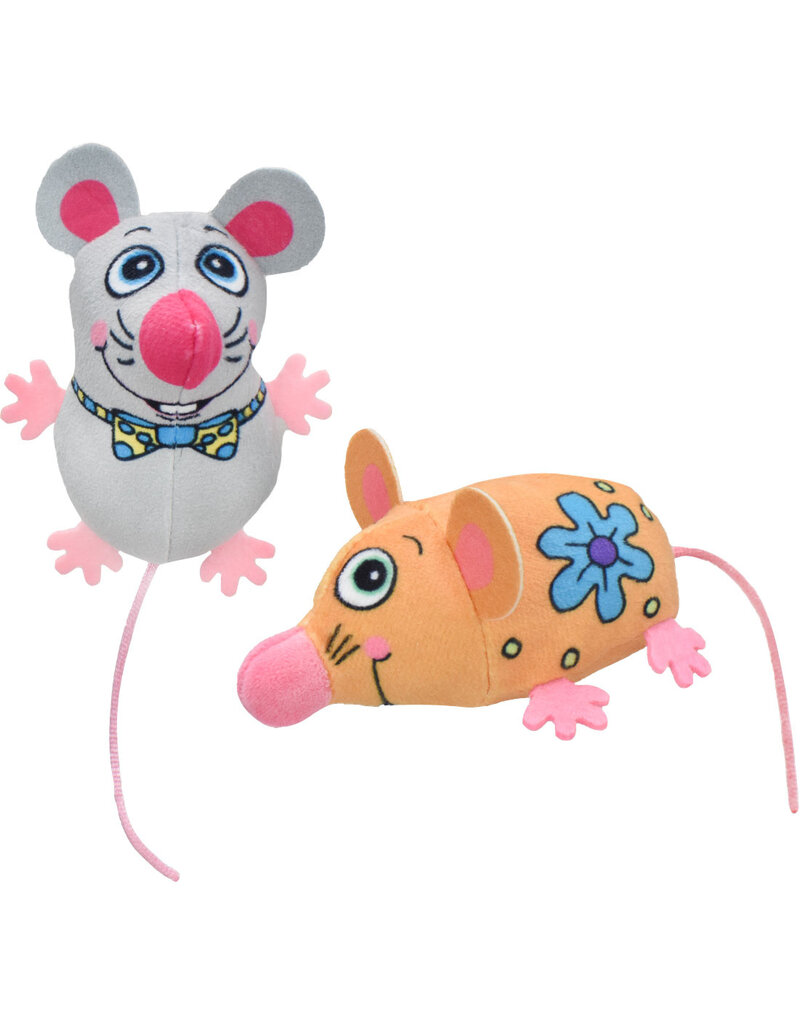 Multipet Inc Bops With Catnip Cat Toys Asst 3.5 In 2 Pk
