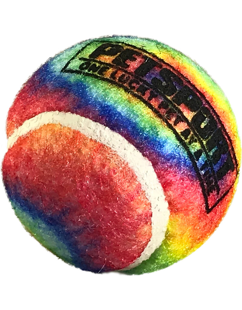 Petsport Tie Dye Squeak Ball Dog Toy 2.5 In 3 Pk