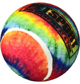 Petsport Tie Dye Squeak Ball Dog Toy 4 in
